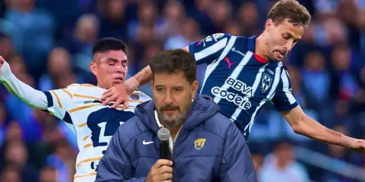 Lema en el Rayados vs Pumas/FOTO: Fútbol Total