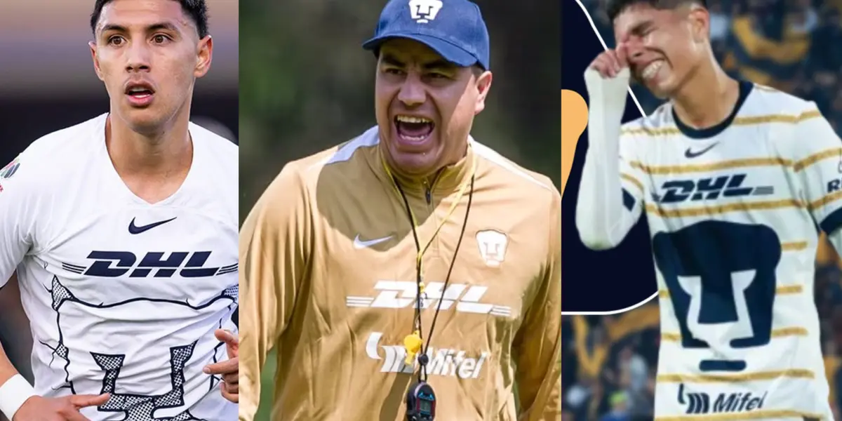 Leo Suárez en campo de juego, a la derecha, Quispe y Juárez (Fuente: Mexsports)