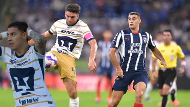 Leo Suárez en el Pumas vs Rayados/FOTO: Futbol Total