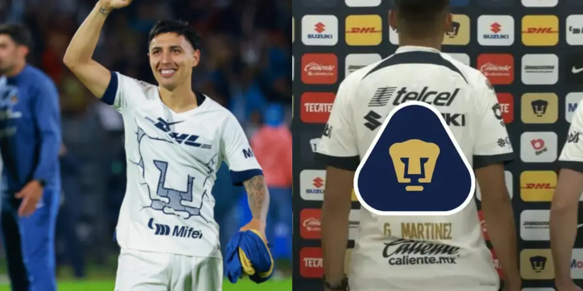 Leo Suárez festeja gol con la gente de Pumas, a la derecha, fichajes presentados (Fuente: Mexsports y Pumas)