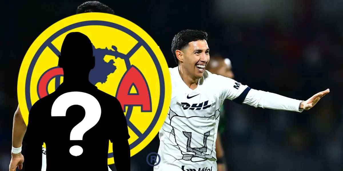 Leo Suárez jugando con Pumas en el Estadio Olímpico Universitario