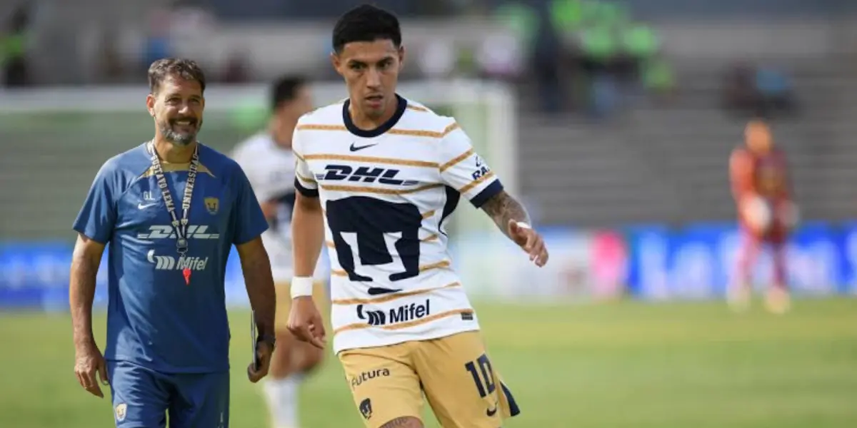 Leo Suárez y Lema con Pumas/FOTO: Esto