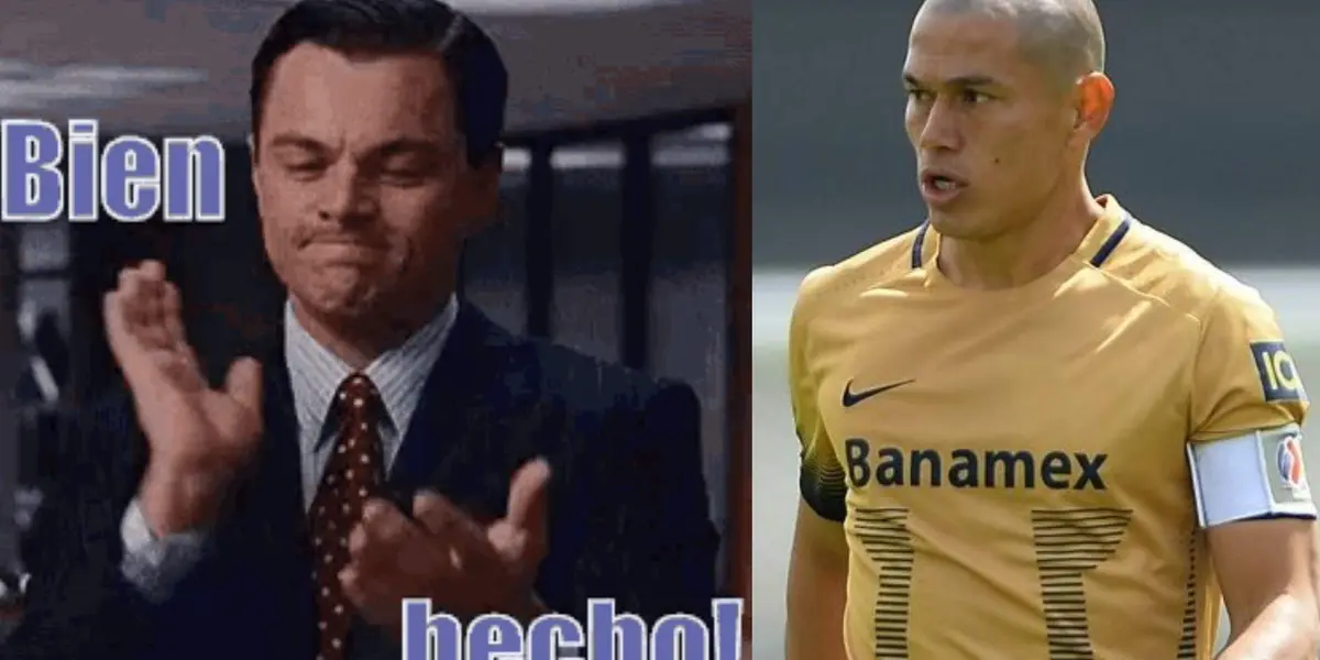 Leonardo Di Caprio aplaudiendo a Darío Verón