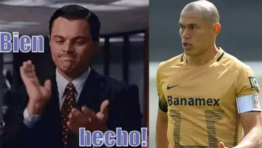 Leonardo Di Caprio aplaudiendo a Darío Verón