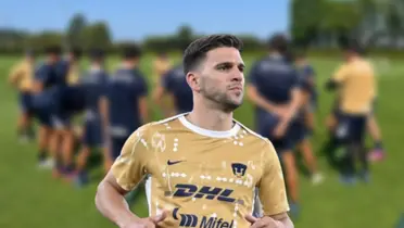 Lisandro Magallán con Pumas / Foto: PumasMX