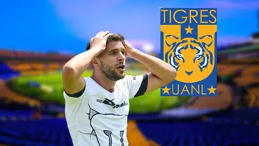 Lisandro Magallán en el Estadio Universitario de Tigres