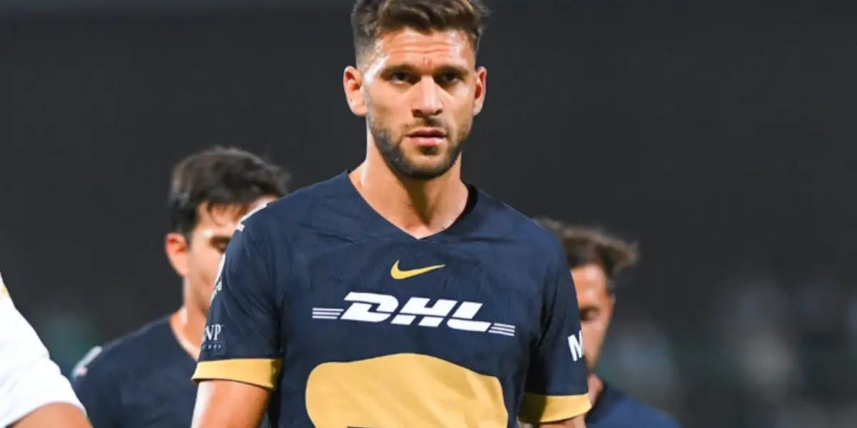 Lisandro Magallán jugando con Pumas