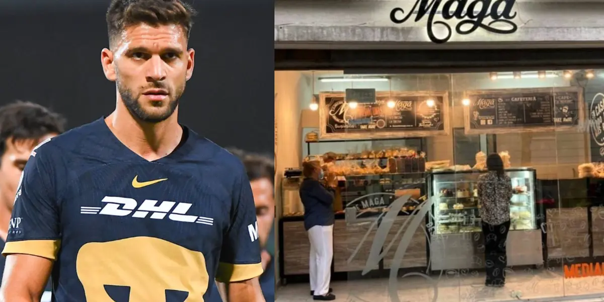 Lisandro Magallán jugando con Pumas y panadería