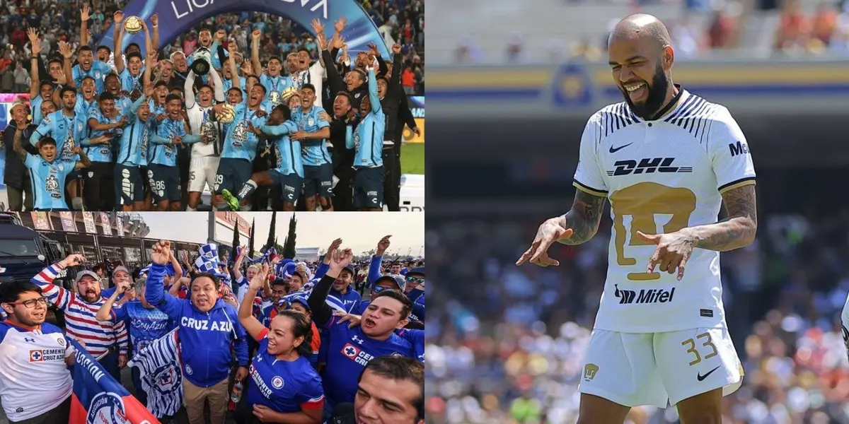 Los hinchas de Cruz Azul han tenido pocas alegrías y celebran las ajenas