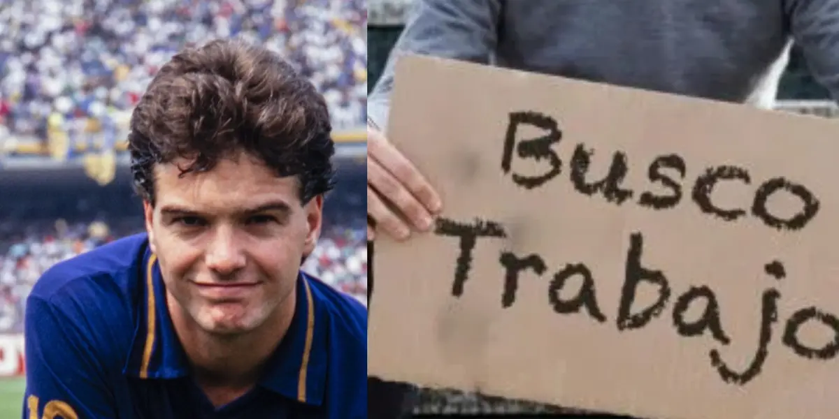Luis García posa en el estadio de Pumas (Fuente: Azteca y el Informador)