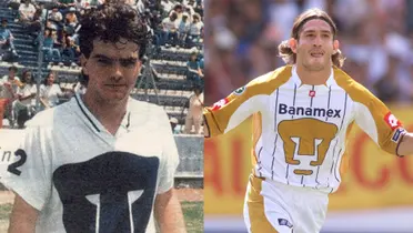 Luis García Postigo y Bruno Marioni, dos jugadores históricos para Pumas y México.