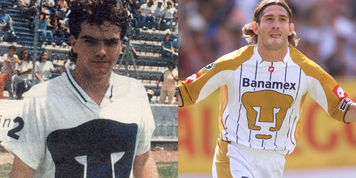 Luis Garcia y Bruno Marioni, ídolos de Pumas.