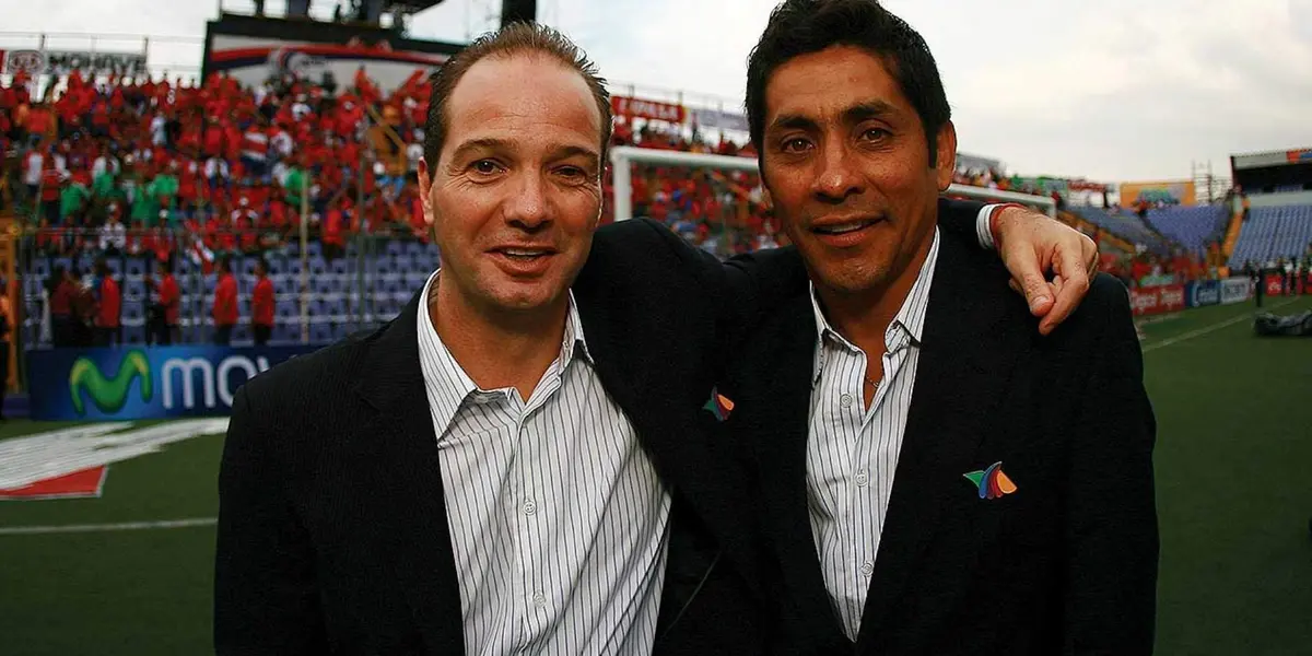 Luis García y Jorge Campos en Tijuana con TV Azteca