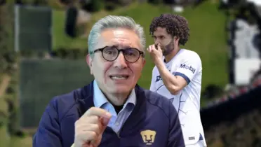 Luis Raúl González y César Huerta / Foto: PumasMX