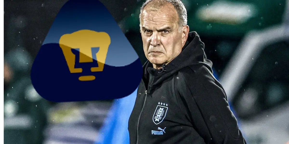 Marcelo Bielsa mira un partido de Uruguay (Fuente: Getty)