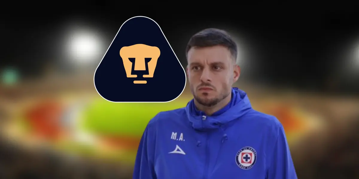 Martín Anselmi con Cruz Azul / Foto: Especial