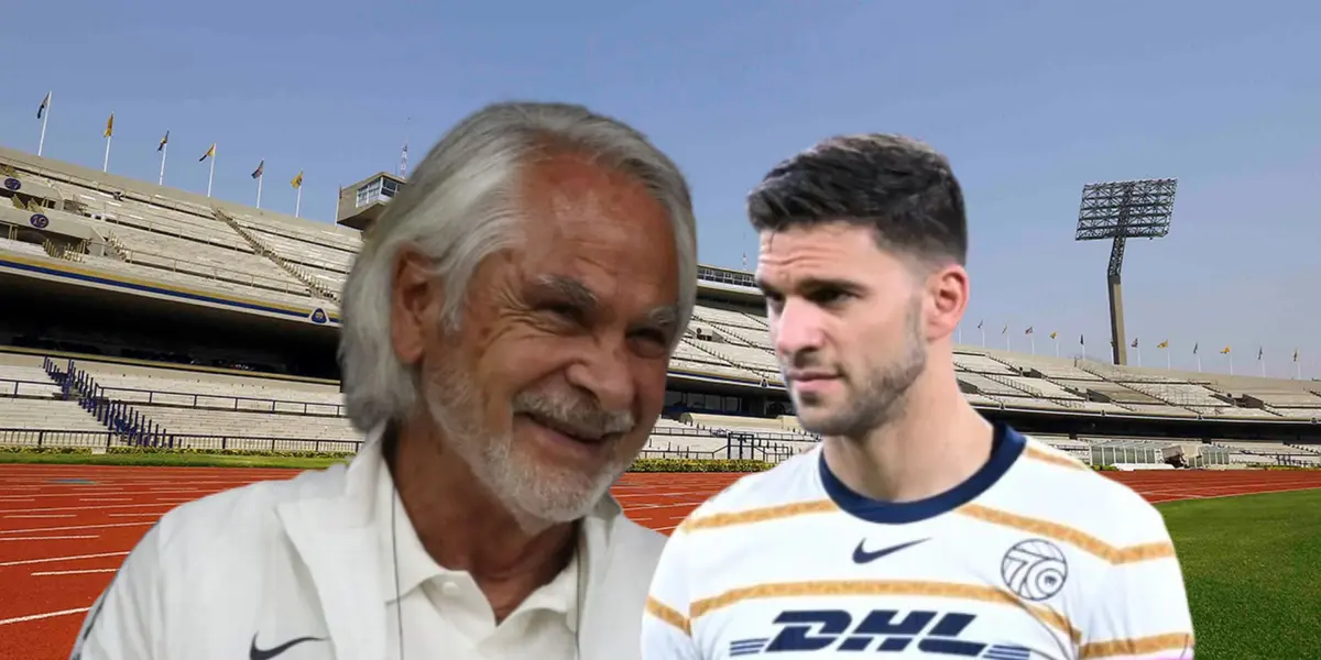 Miguel Mejía Barón y Lisandro Magallán / Foto: PumasMX