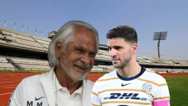 Miguel Mejía Barón y Lisandro Magallán / Foto: PumasMX