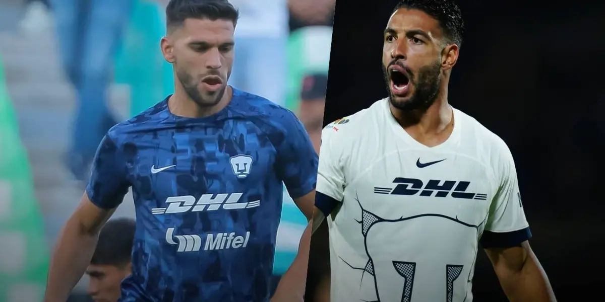 Nathan Silva y Lisandro Magallán con los Pumas