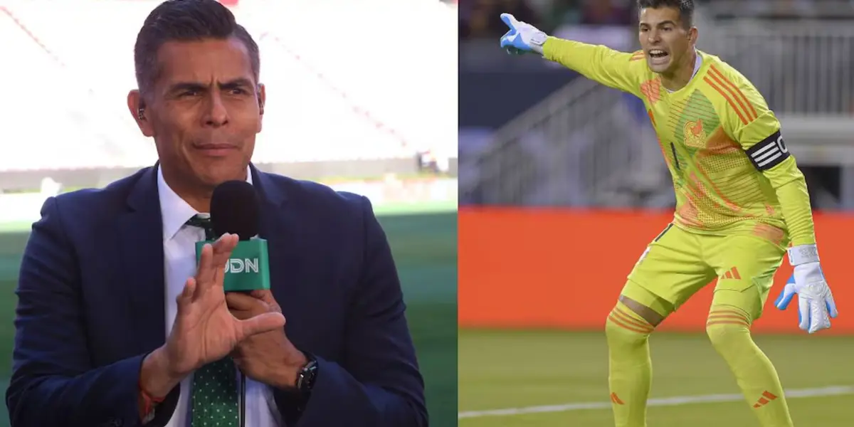 Oswaldo Sánchez y Julio González con la Selección Mexicana