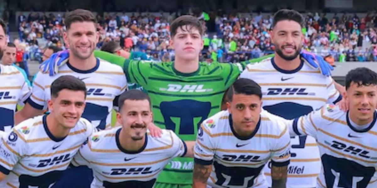 Pablo Lara en la foto previa al partido de Pumas vs Necaxa (Fuente: Pumas)