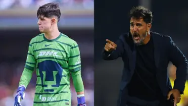 Pablo Lara sale del campo de juego, Gustavo Lema señala a un jugador (Fuente: Mexsports)