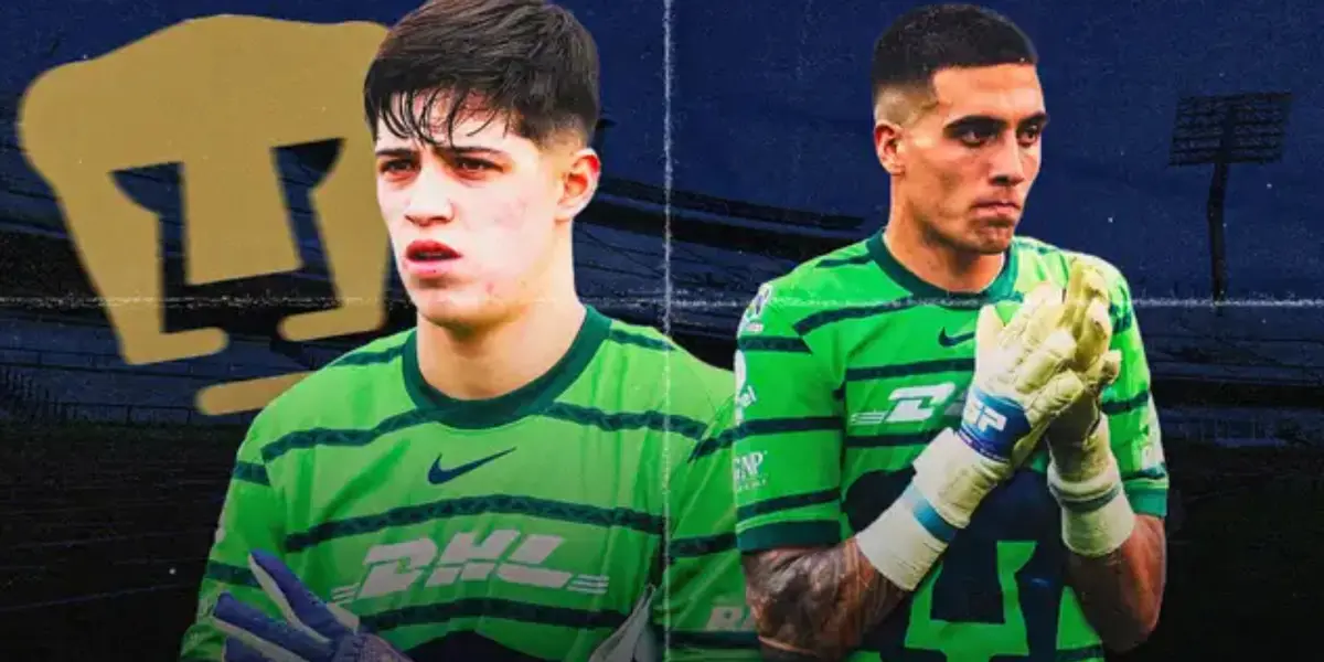 Pablo Lara y Alex Padilla en ell estadio de los Pumas (Fuente: Goal)