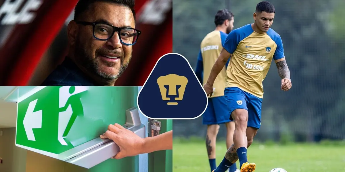 Parece que en Pumas mientras unos llegan con bombo y platillo a otros se le saca por la puerta trasera