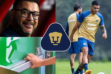 Parece que en Pumas mientras unos llegan con bombo y platillo a otros se le saca por la puerta trasera