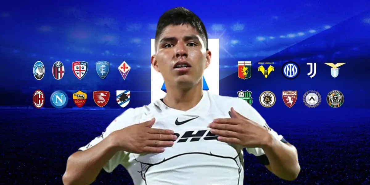 Piero Quispe con Pumas / Foto: football-italia