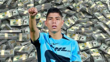 Piero Quispe con Pumas / Foto: Getty Images
