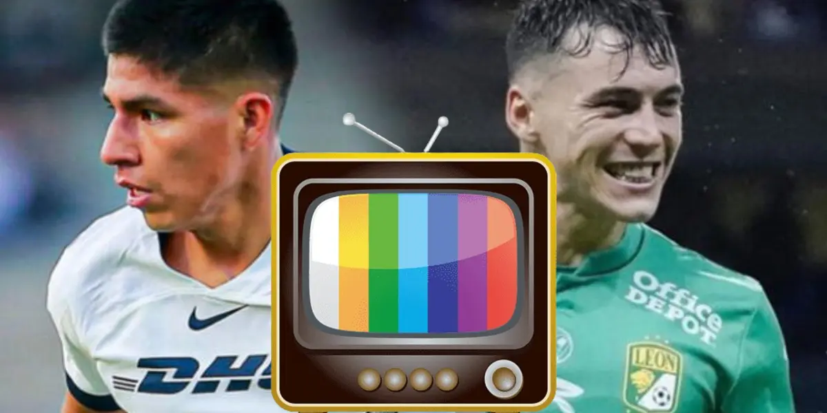 Piero Quispe de Pumas y Federico Viñas de León