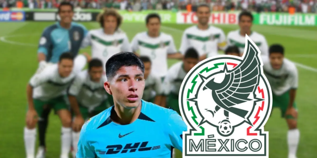 Piero Quispe durante un partido de Liga MX con el cuadro de los Pumas