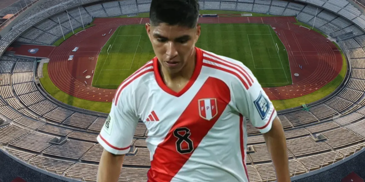 Piero Quispe en con la selección de Perú / Foto: Luis Estrello