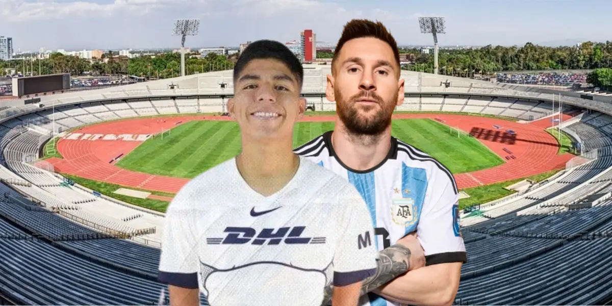 Piero Quispe investigó muy bien a Pumas y dio con Messi