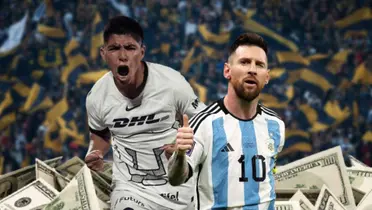 Piero Quispe y Lionel Messi / Imagen. Bolavip