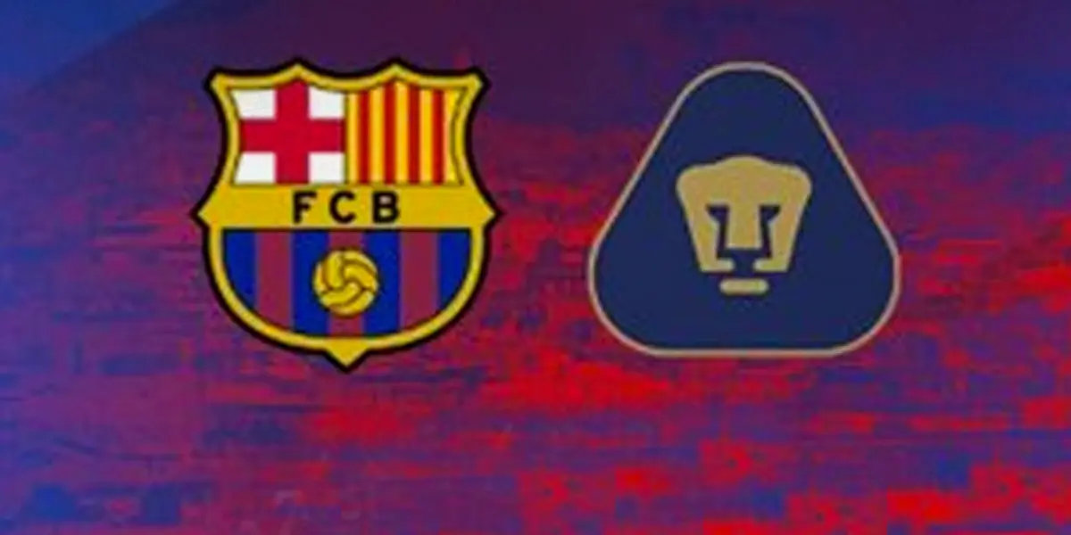 Portada del Pumas vs Barcelona en juego amistoso (Fuente: Barcelona)