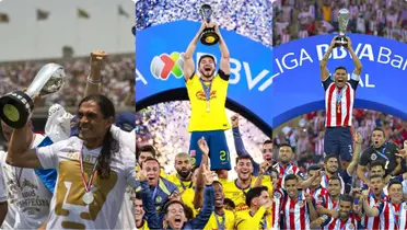 Pumas, América y Chivas entre los campeones de la Liga MX.