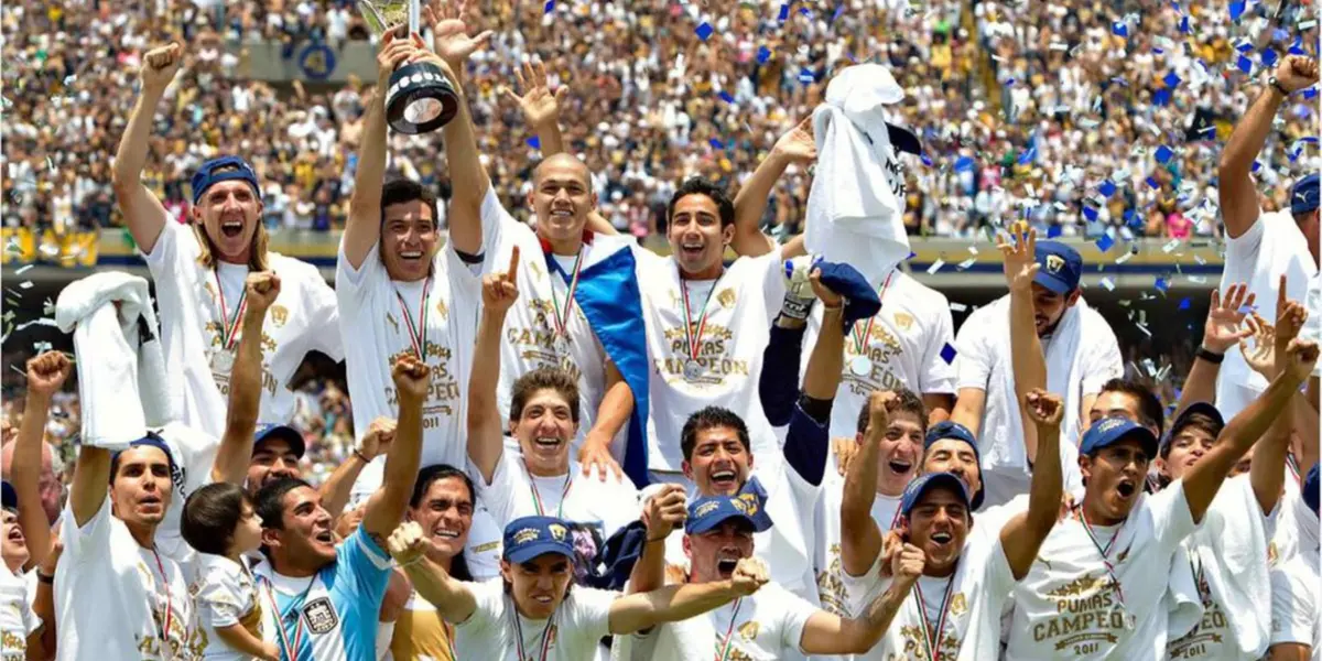 Pumas celebra el título / @PumasMX