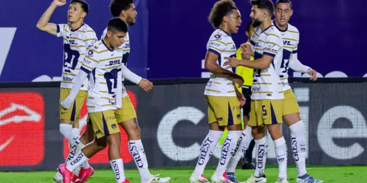 Pumas festeja su segundo con ante el cuadro de San Luis (Fuente: Mexsports)