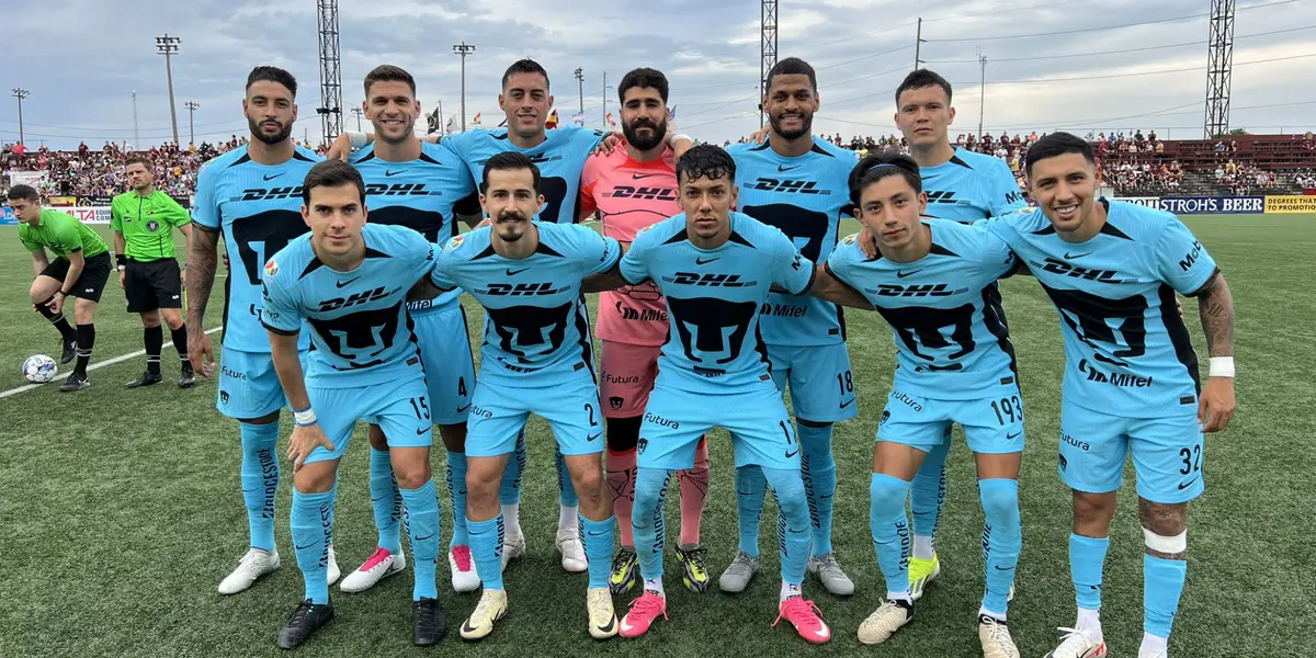 Pumas foto oficial contra Detroit