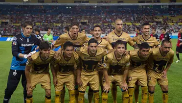 Pumas foto oficial en el Estadio Jalisco en 2012