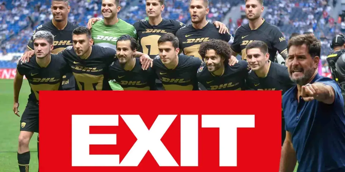 Pumas foto oficial y Gustavo Lema