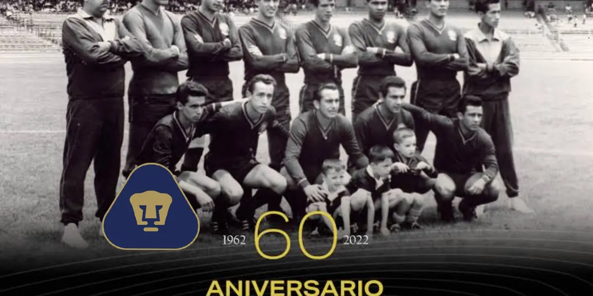 Pumas lleva 60 años de Pumas en Primera División y así lo celebraron.