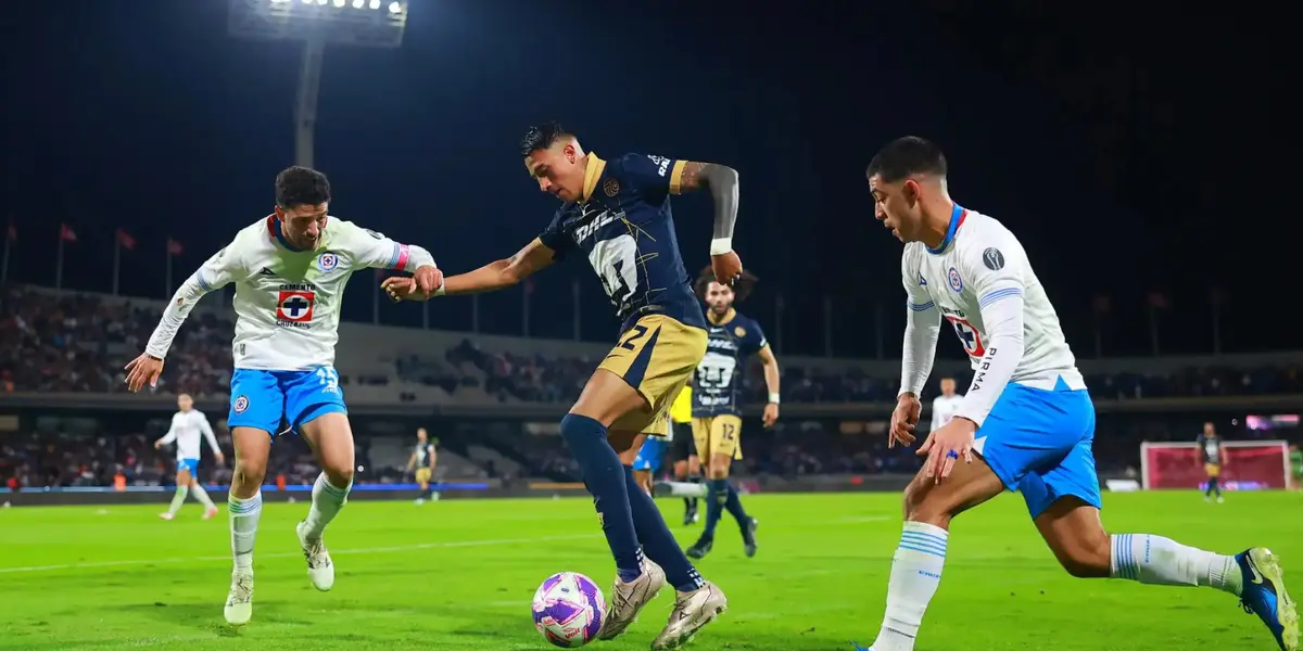 Pumas UNAM vs Cruz Azul Foto: GOAL