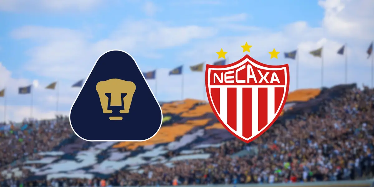 Pumas vs Necaxa Foto: Escudoteca y Pumas UNAM