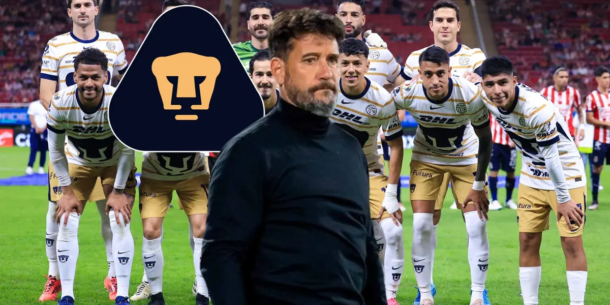 Pumas y Gustavo Lema / Foto: PumasMX