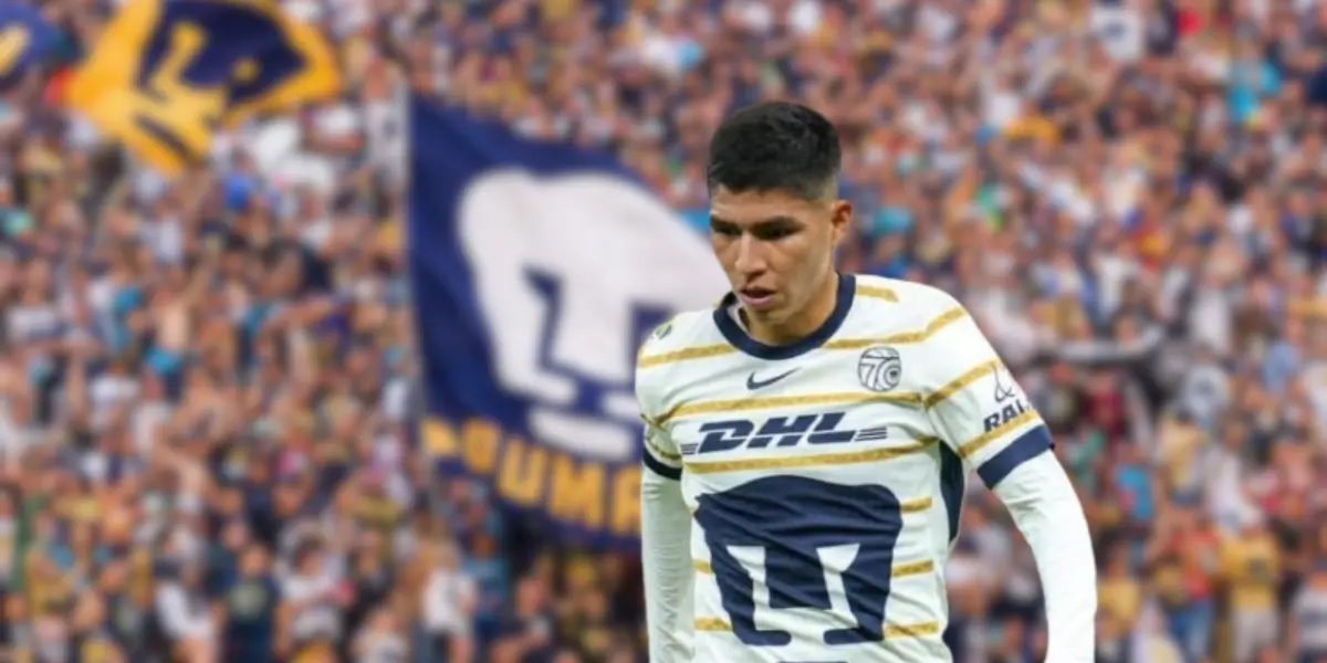 Quispe con la aafición de Pumas/FOTO: Pumas fb