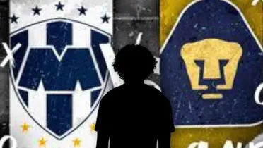 Rayados y Pumas con silueta de César Huerta