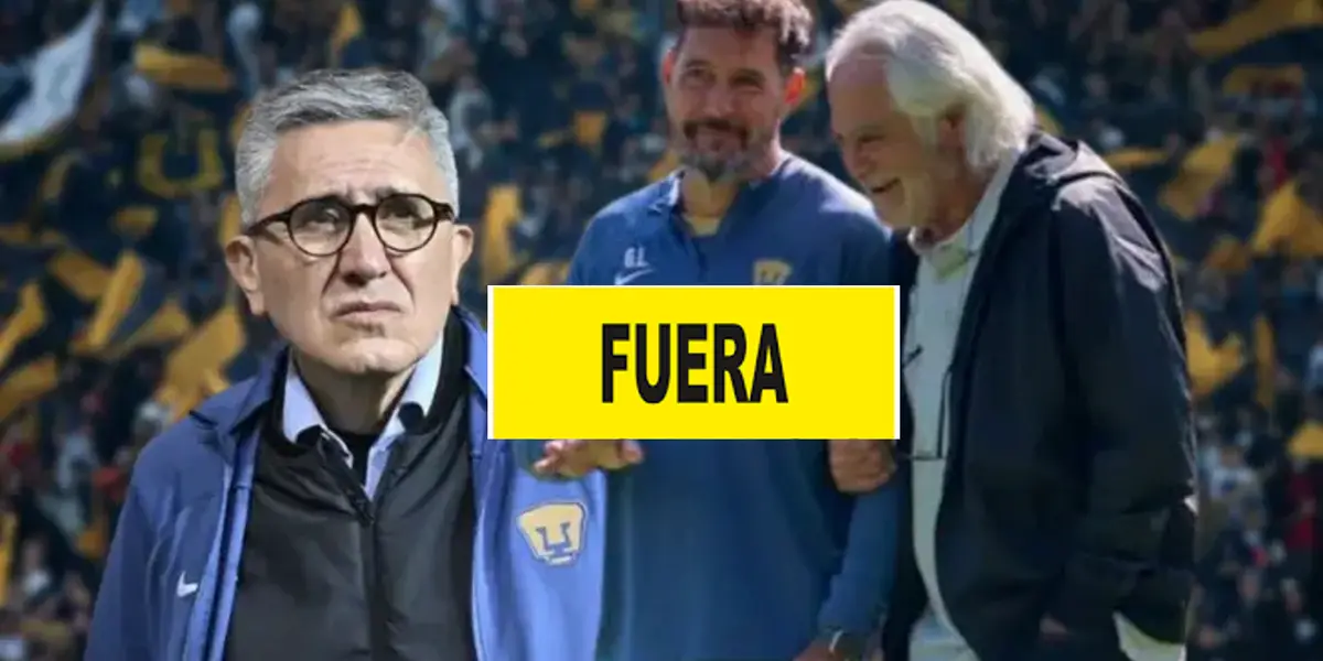 Reunión entre Lema y Miguel Mejía en Pumas (Fuente: Pumas)